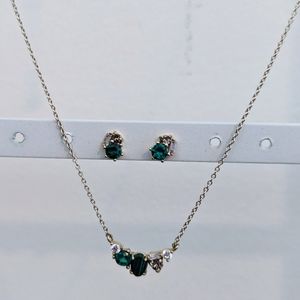 Chloe & Isabel May Birthstone Necklace and Earring Set